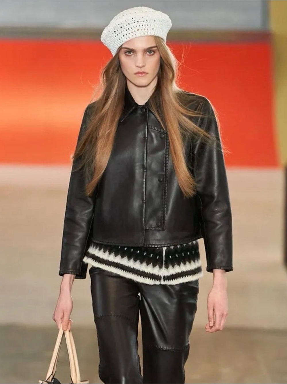 Ganni Knit Mini Skirt with Front Zip - Multi Colored - Picture 5 of 5